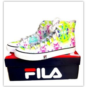 FILA Tarp 1911 Tie-Dye Women’s Shoes Hi-Top Sneakers